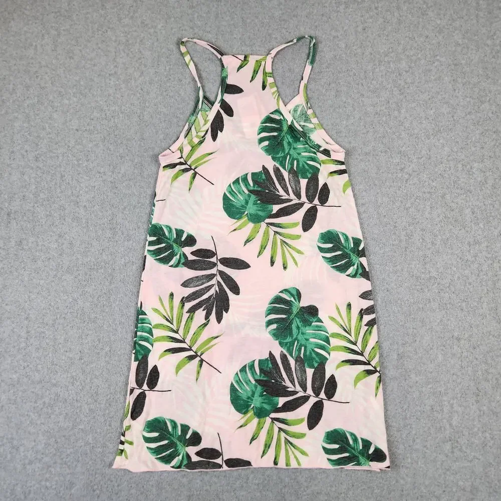 NWT Miken Swim Juniors Small Printed Cover-Up Dress Fairy Tale/Lush Meadow